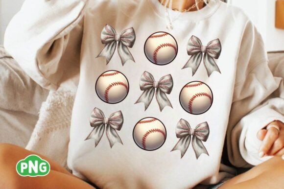 Coquette Baseball Bow Png, Bow Baseball