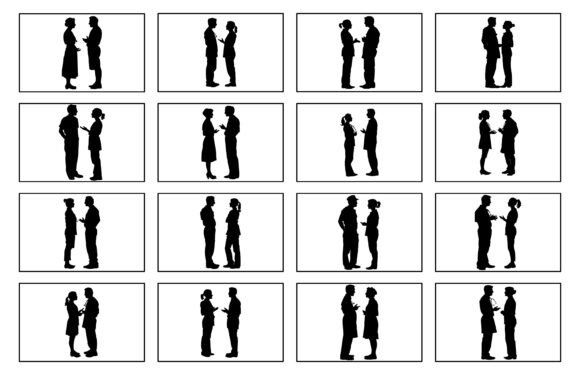Doctor and Nurse Silhouette Vector Set