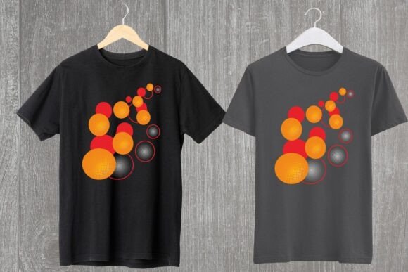 Dot Day Orange Polka Red POD T-Shirt