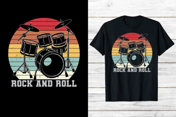 Drummer Rock and Roll Drumming Shirt Eps Review