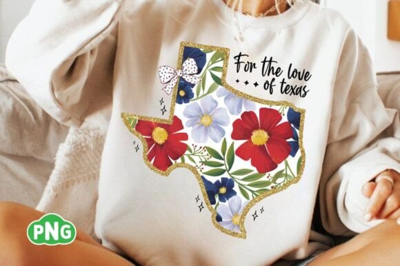 For the Love of Texas, Floral Texas Png