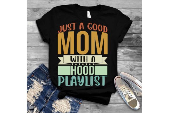 Just a Good Mom with a Hood Playlist Embroidery Review