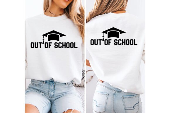 Out of School Senior 2025 T Shirt Design Review