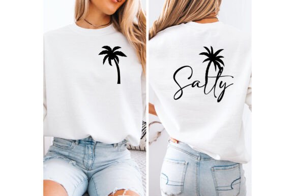 Salty Summer Svg Png T Shirt Design Review