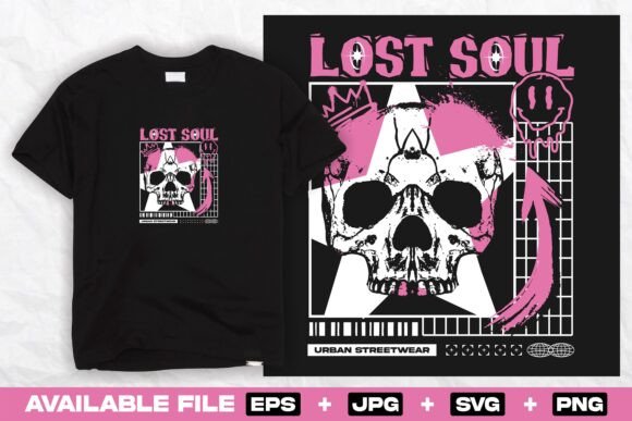 Skull Graffiti Urban Streetwear Design Review