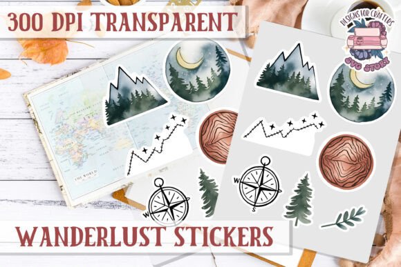 Wanderlust Sticker Sheet Outdoor Travel Review